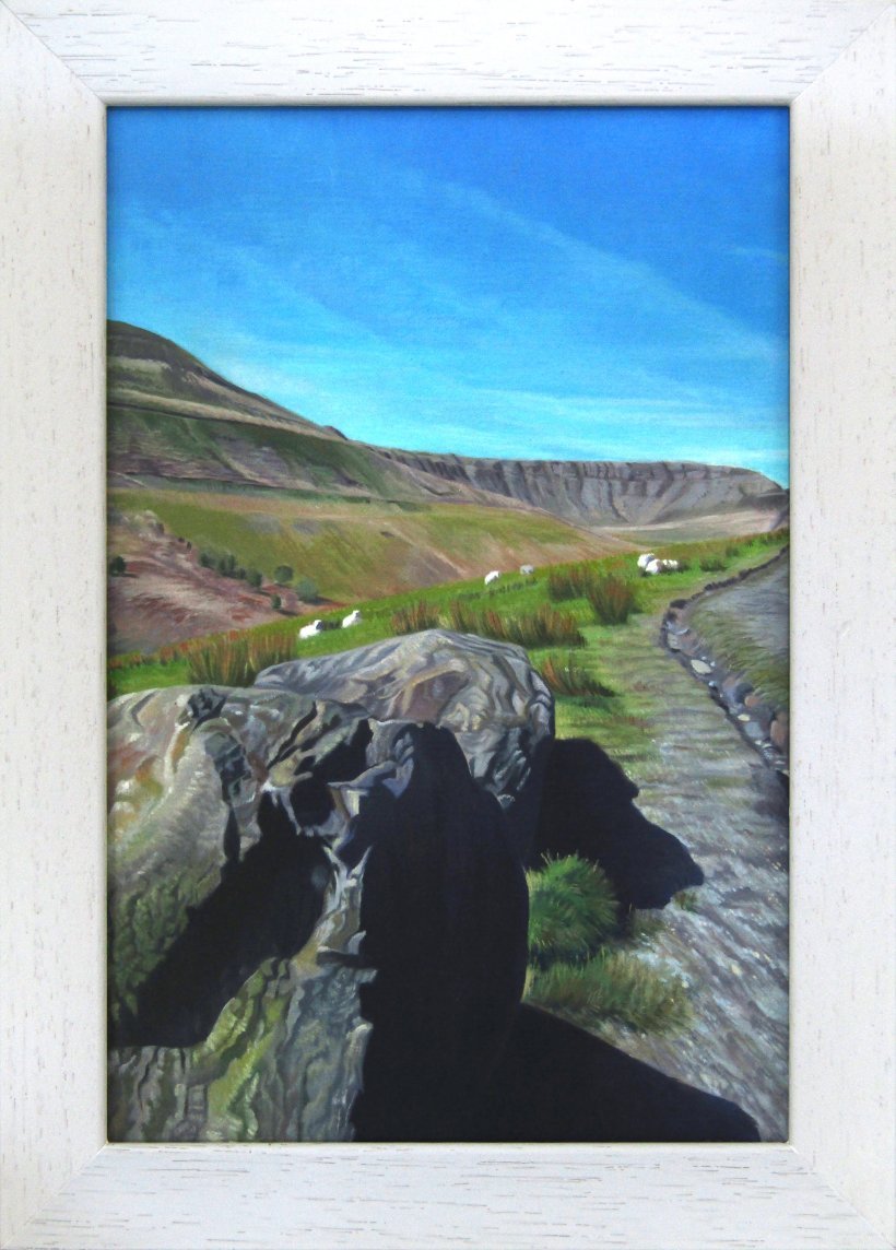 Craig Fach Above Cwmparc (framed)
